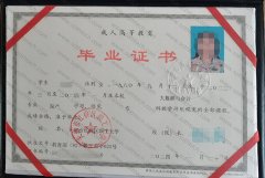 天津市红桥区职工大学毕业证样本图片